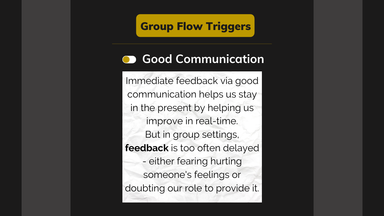 Group Flow - Communication - Piers Kowalski